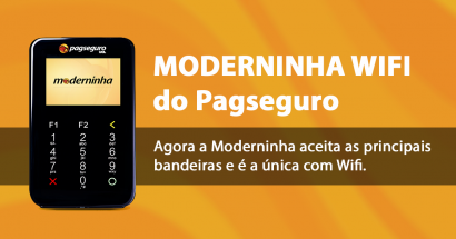 Moderninha do Pagseguro com Wifi - como configurar