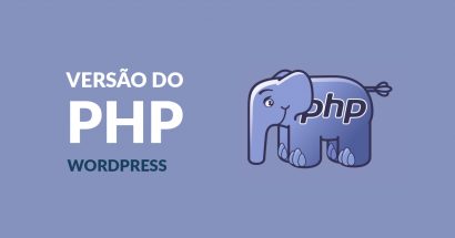 Qual a versão de PHP em uso?