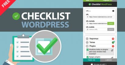 Checklist WordPress - Extensão Google Chrome