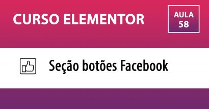 Curso Elementor - Botões Facebook