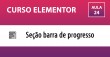 Curso Elementor - Barra de progresso