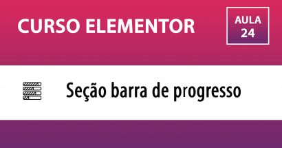 Curso Elementor - Barra de progresso