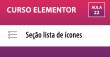 Curso Elementor - Lista de ícones