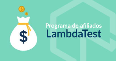 Programa de afiliados LambdaTest