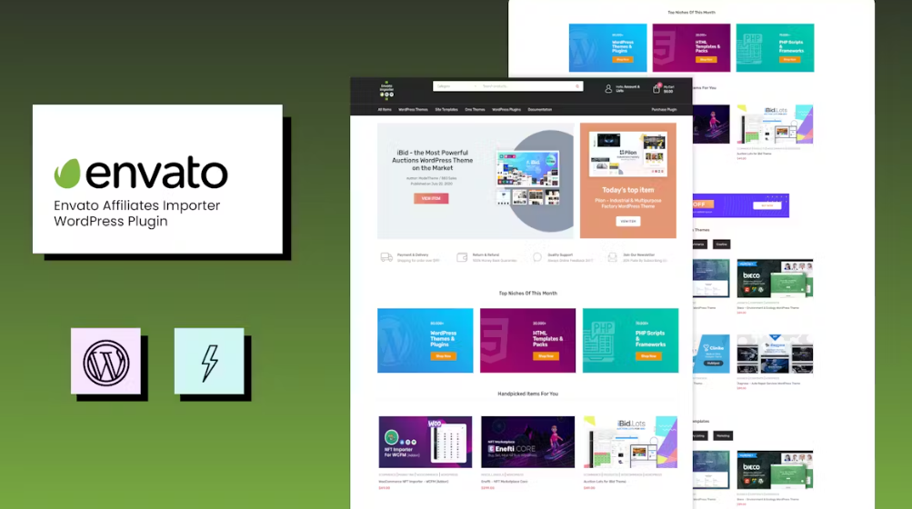 Importador de afiliados da WooCommerce Envato