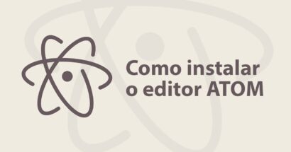 Como instalar o editor Atom