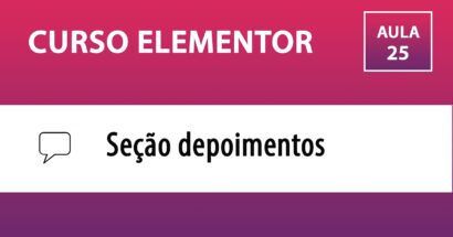 CURSO ELEMENTOR - Depoimentos