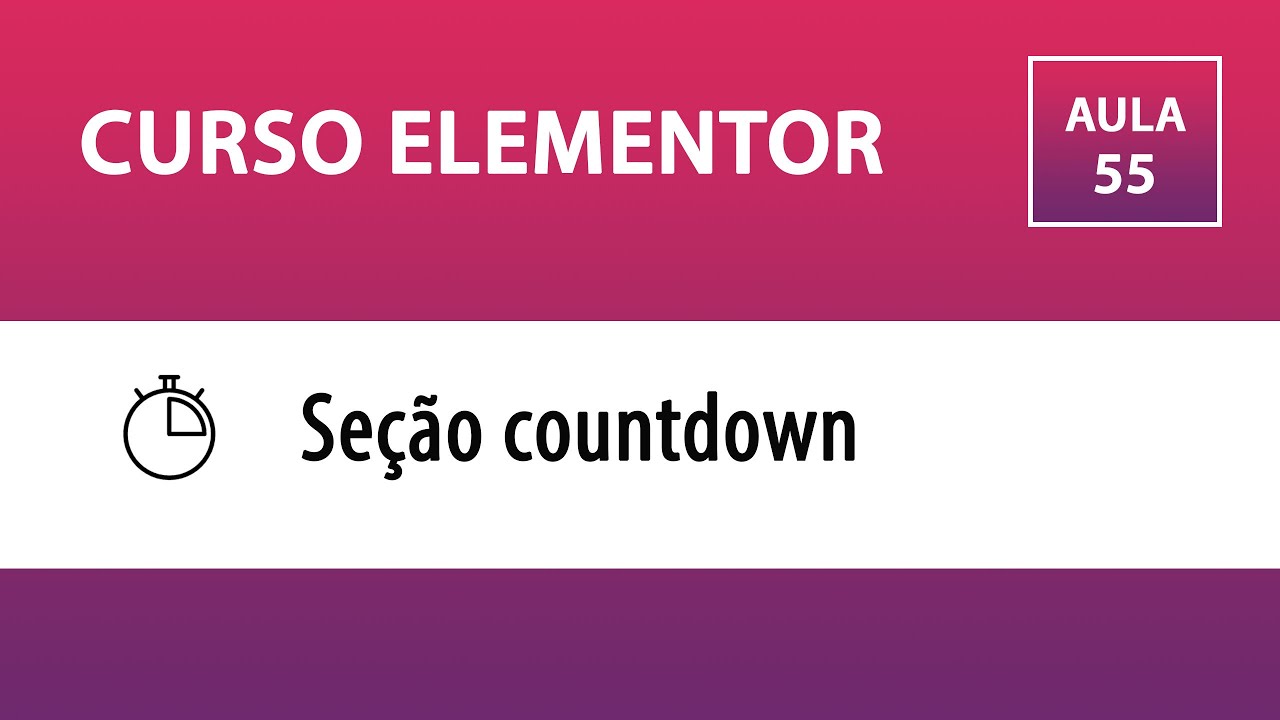 CURSO ELEMENTOR – Countdown