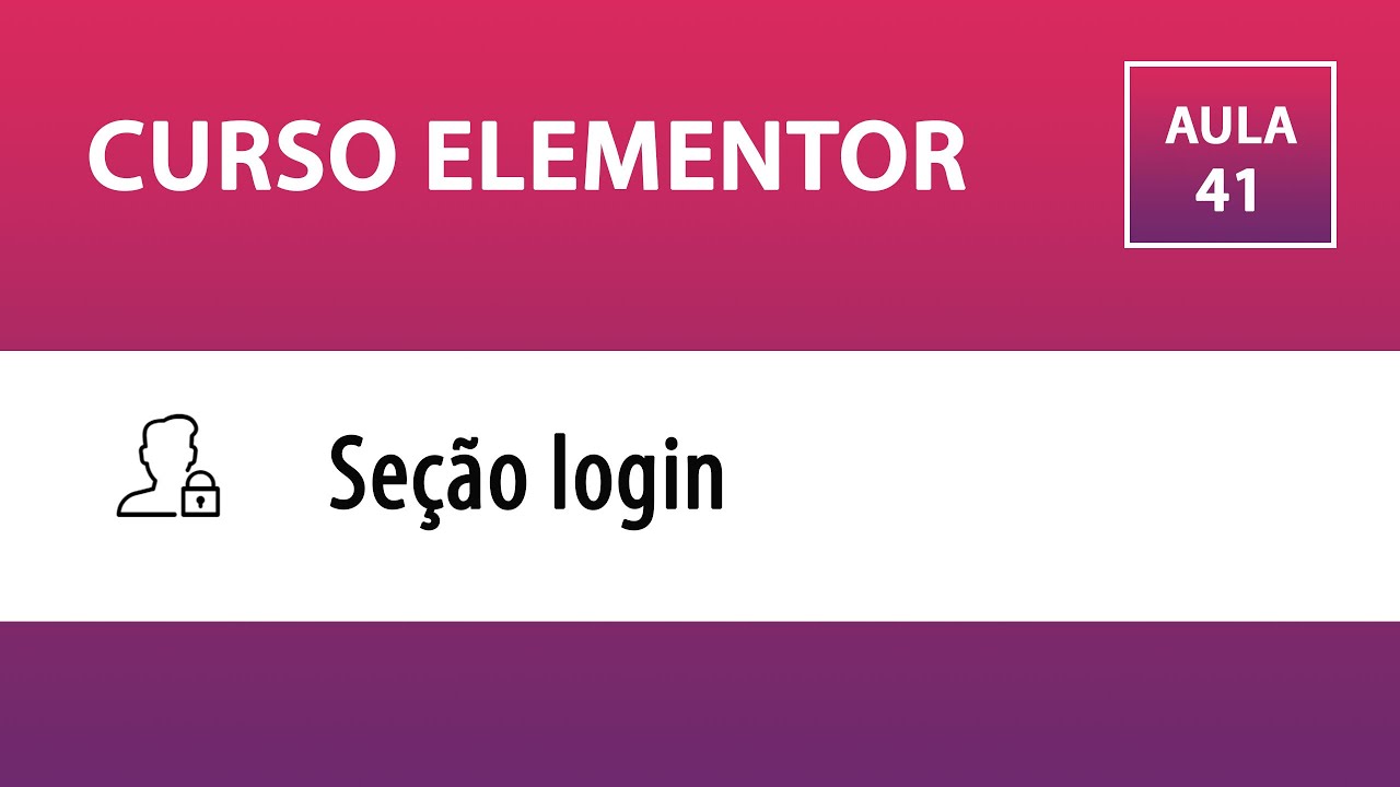 CURSO ELEMENTOR – Login