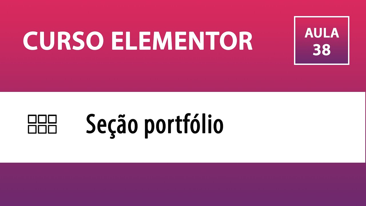 CURSO ELEMENTOR – Portfólio