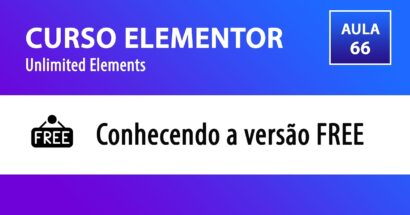 CURSO ELEMENTOR | Unlimited Elements - Versão FREE